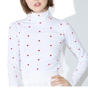 Lazy oaf heart turtleneck